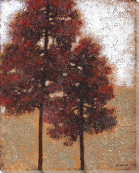Autumn Rubies I Wrapped Canvas Giclee Print Wall Art