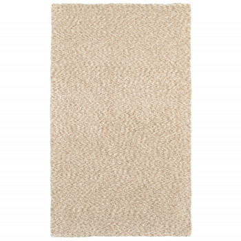 7' x 10' Modern Soft Tan Indoor Area Rug