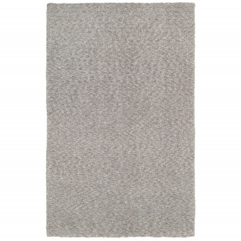 7' x 10' Modern Shaggy Soft Gray Indoor Area Rug