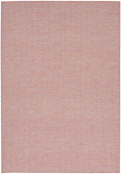 7' x 10' Dark Red Power Loom Area Rug