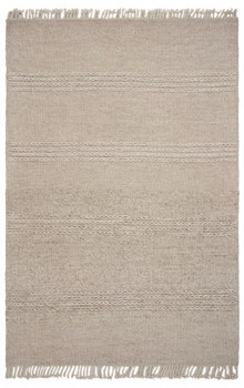 7' x 9' Wool Natural Rectangle Area Rug
