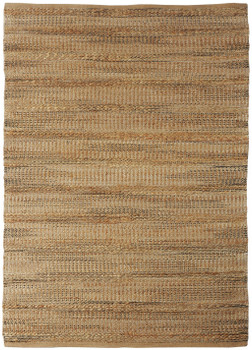 8' x 10' Tan and Gray Intricately Handwoven Area Rug