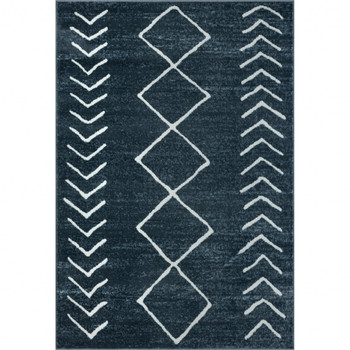 8' x 10' Blue Diamond Area Rug