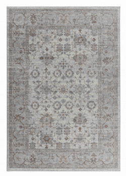 8' x 11' Grey Oriental Area Rug