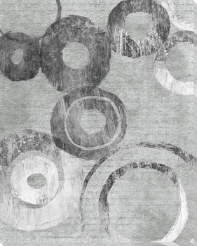 Abstract in Circles 2 Wrapped Canvas Giclee Print Wall Art