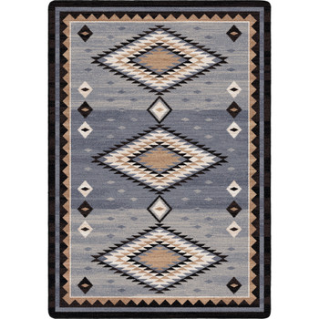 8' x 11' Interwoven Old Wools Rectangle Nylon Area Rug