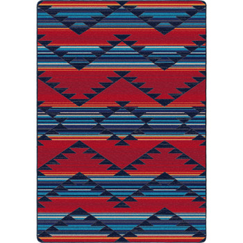 4' x 5' Rumble Americana Rectangle Nylon Area Rug