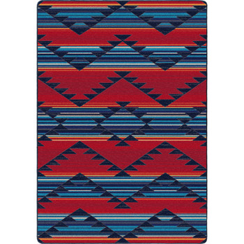 5' x 8' Rumble Americana Rectangle Nylon Area Rug