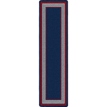 2' x 8' Patriot Old Glory Rectangle Runner Nylon Area Rug