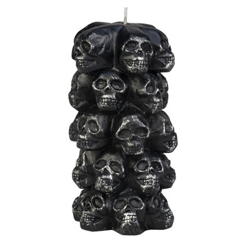 Skull Head 3D Candles, Set of 6