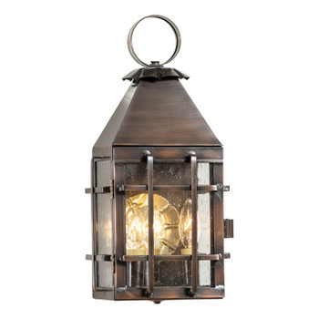 Barn Outdoor Wall Light in Solid Antique Copper - 3 Light