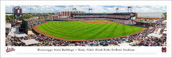 Mississippi State Bulldogs Baseball Dudy Noble Field Panoramic Art Print