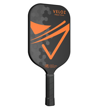 13mm Veloz Ellipse Series Orange & Black Performance Pickleball Paddle