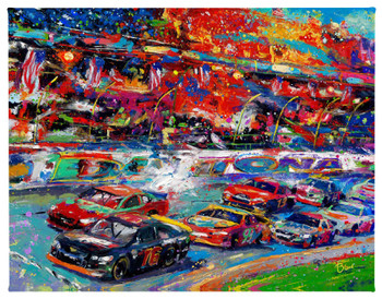 14" The Great American Race Gallery Wrapped Canvas Art Print Wall Art