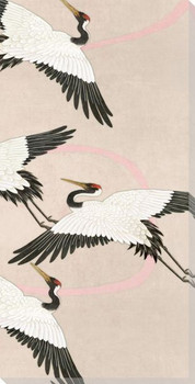 All Those Cranes Birds 2 Wrapped Canvas Giclee Art Print Wall Art