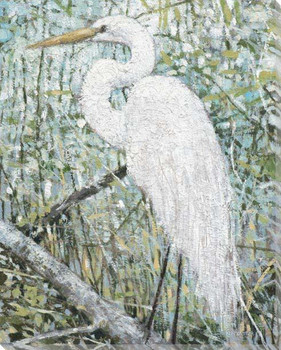 Solitude I Bird Wrapped Canvas Giclee Art Print Wall Art