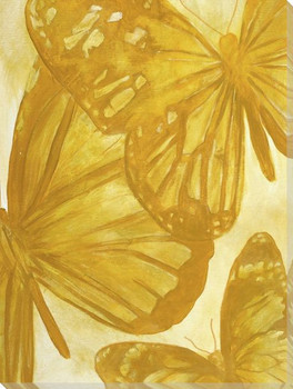 Papillions Butterfly Wrapped Canvas Giclee Art Print Wall Art