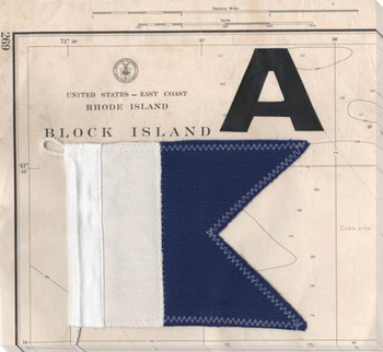 Block Island A Wrapped Canvas Giclee Art Print Wall Art