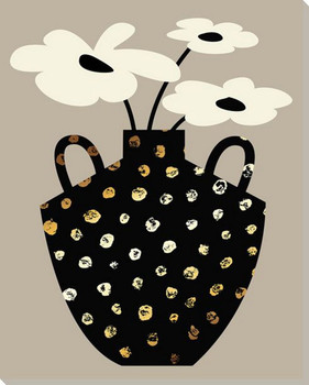 Vase Floral II Wrapped Canvas Giclee Art Print Wall Art