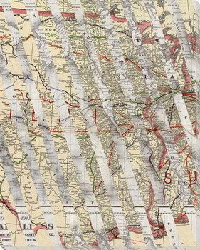 Cartography Party Two Wrapped Canvas Giclee Art Print Wall Art