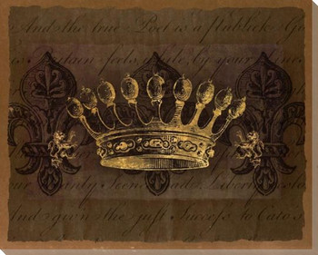 Dark Crowns 1 Wrapped Canvas Giclee Print Wall Art