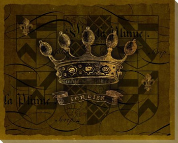 Dark Crowns 4 Wrapped Canvas Giclee Print Wall Art