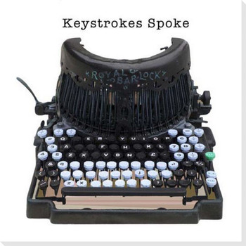 Keystrokes Spoke Typewriter Wrapped Canvas Giclee Art Print Wall Art
