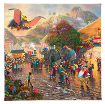 14" Disney Dumbo Wrapped Canvas Art Print Wall Art