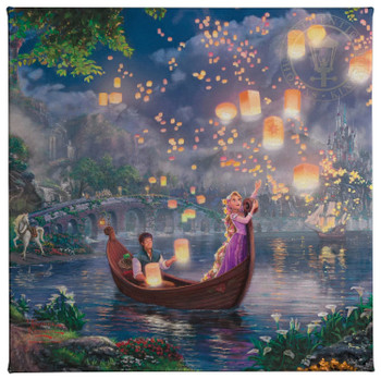 14" Disney Tangled Wrapped Canvas Art Print Wall Art