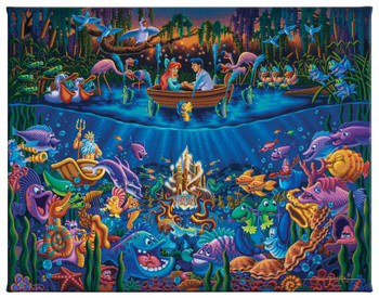 11" x 14" Disney The Little Mermaid Part of Your World Wrapped Canvas Wall Art