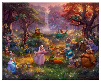 24" x 30" Disney Robin Hood Wrapped Canvas Wall Art