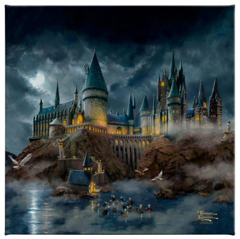 14" x 14" Harry Potter Hogwarts Castle Wrapped Canvas Wall Art