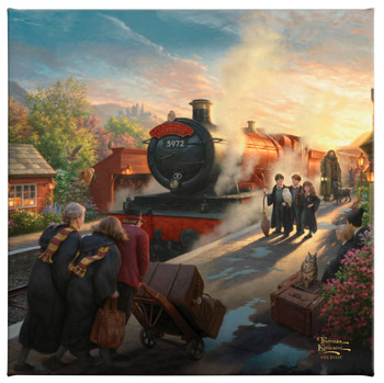 14" x 14" Harry Potter Hogwarts Express Wrapped Canvas Wall Art