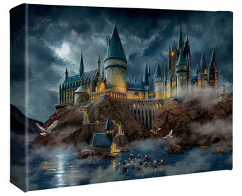 8" x 10" Harry Potter Hogwarts Castle Wrapped Canvas Wall Art