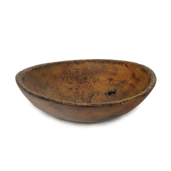 Primitive Large Decorative Bowl with Hole