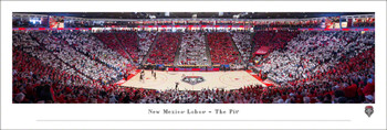 New Mexico Lobos Basketball "The Pit" Panoramic Art Print