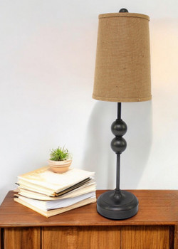 8" x 7" x 29" Bronze Minimalist - Accent Table Lamp
