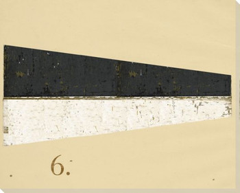 Intl. Maritime Signal Flag Six 6 Wrapped Canvas Giclee Print