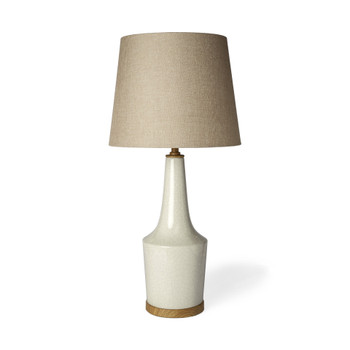 29" Brown Lamp Base LED with Brown Shade