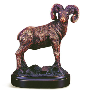 5.5" Standing Ram Statue - Bronze Finish