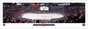 Alex Ovechkin Breaks Record with Goal 895 Washington Capitals Hockey Panoramic Art Print