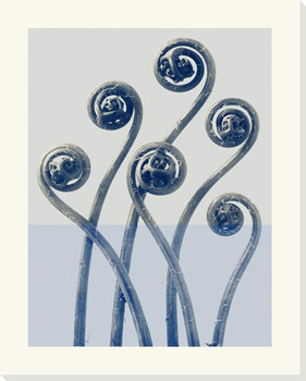 Archetypes In Blue 55 Wrapped Canvas Giclee Art Print Wall Art