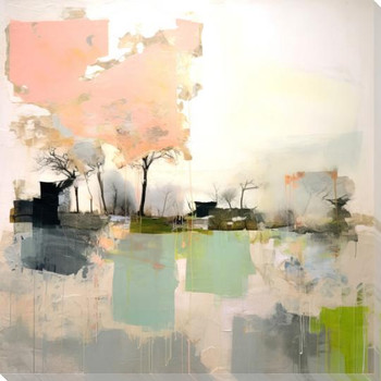 Enchanting Meadows II Wrapped Canvas Giclee Art Print Wall Art