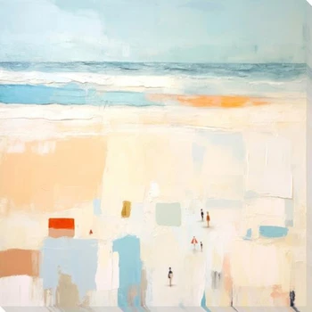 Oceanic Hues II Wrapped Canvas Giclee Art Print Wall Art