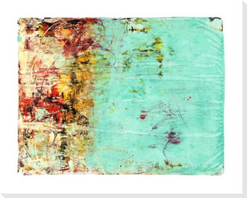 Mono Plate 25 Wrapped Canvas Giclee Art Print Wall Art