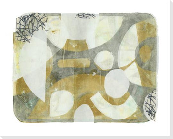 Mono Plate 57 Wrapped Canvas Giclee Art Print Wall Art