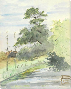 Dutch Landscape III Wrapped Canvas Giclee Art Print Wall Art