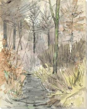 Dutch Landscape VIII Wrapped Canvas Giclee Art Print Wall Art