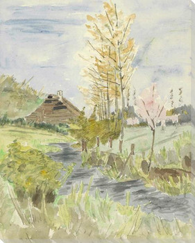 Dutch Landscape XI Wrapped Canvas Giclee Art Print Wall Art