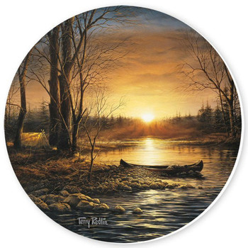 Morning Glow Absorbent Beverage Coasters by Terry Redlin, Set of 4